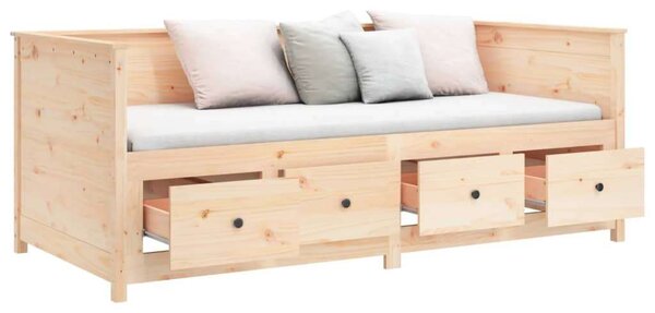 VidaXL tömör fenyőfa kanapéágy 75 x 190 cm