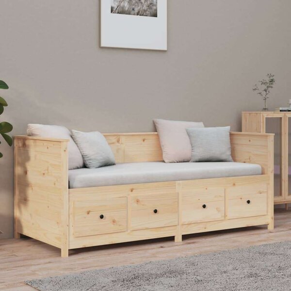 VidaXL tömör fenyőfa kanapéágy 75 x 190 cm
