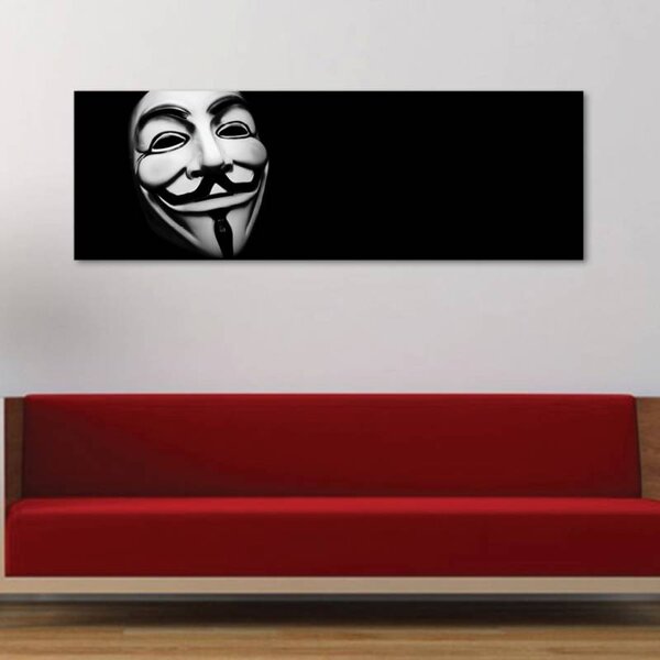 70x40 cm - Anonymous Guy Fawkes vászonkép