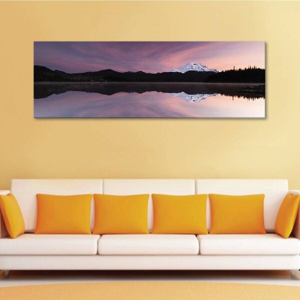 70x40 cm - Éjszakai tükörkép vászonkép