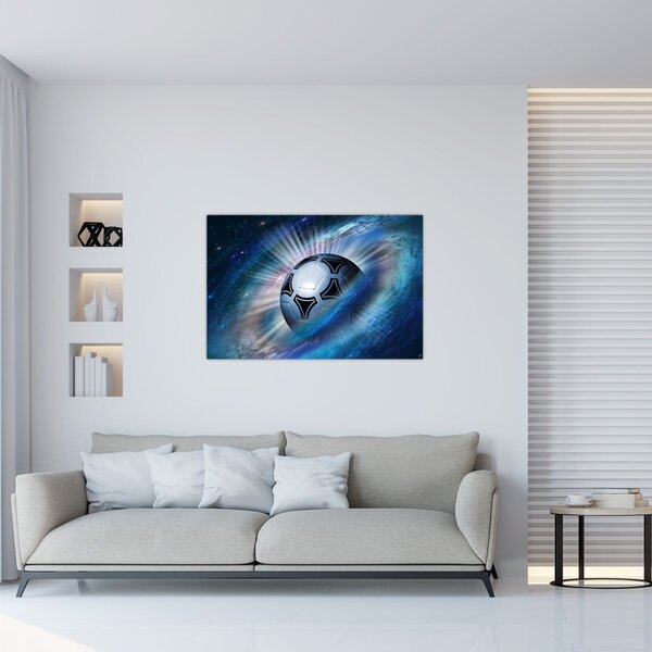 Kép - Futball a térben (90x60 cm)