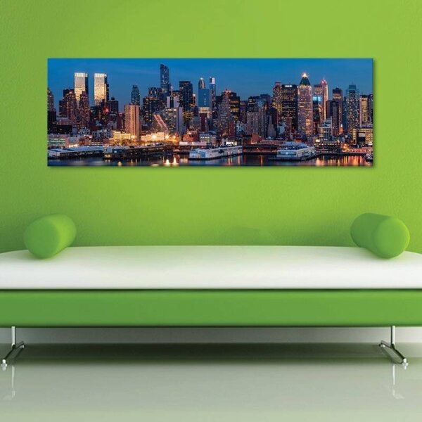 70x40 cm - New York fényei vászonkép