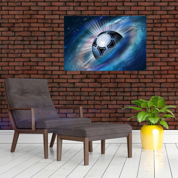 Kép - Futball a térben (90x60 cm)