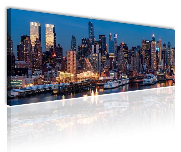 70x40 cm - New York fényei vászonkép
