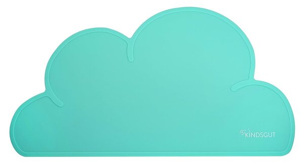 Cloud türkiz szilikon tányéralátét, 49 x 27 cm - Kindsgut
