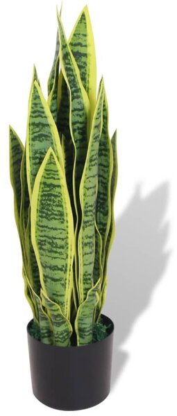 Műszanszeviéria virágcseréppel 65 cm zöld