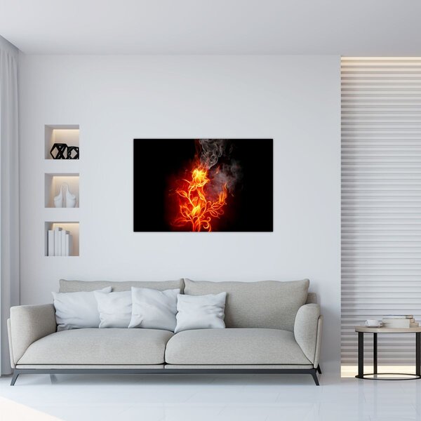 Kép - Rózsák a tűzben (90x60 cm)