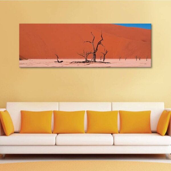 70x40 cm - Kihalt sivatag vászonkép
