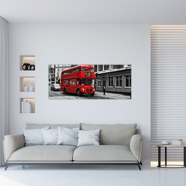 Kép - London busszal (120x50 cm)