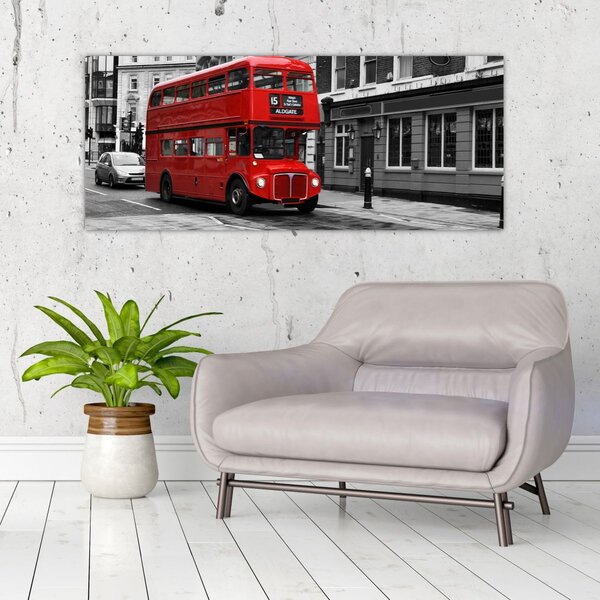 Kép - London busszal (120x50 cm)