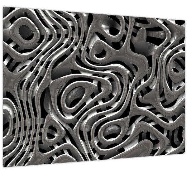 Kép - Fémes absztrakció (70x50 cm)