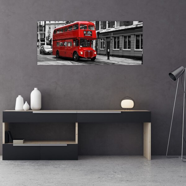 Kép - London busszal (120x50 cm)
