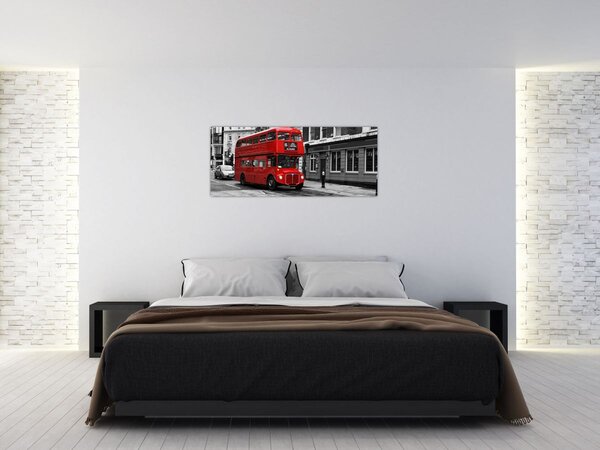 Kép - London busszal (120x50 cm)