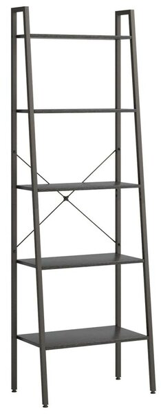 VidaXL 5 Polcos Állópolc - Fekete - 56x35x174 cm