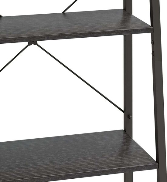 VidaXL 5 Polcos Állópolc - Fekete - 56x35x174 cm