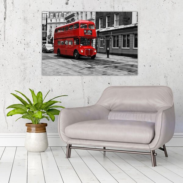 Kép - London busszal (90x60 cm)