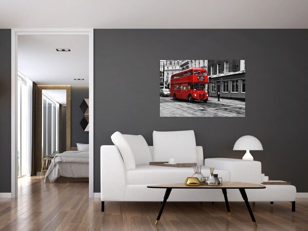 Kép - London busszal (90x60 cm)