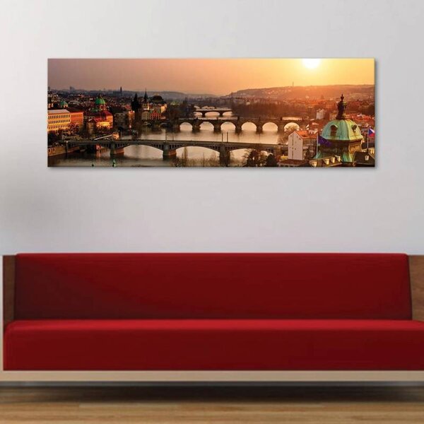 70x40 cm - Prága látkép vászonkép