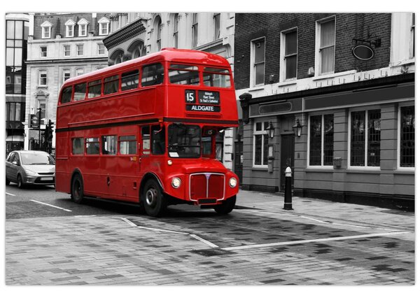 Kép - London busszal (90x60 cm)