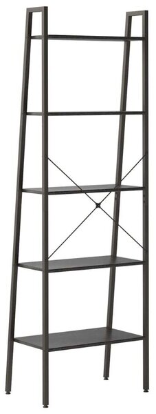 VidaXL 5 Polcos Állópolc - Fekete - 56x35x174 cm