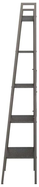 VidaXL 5 Polcos Állópolc - Fekete - 56x35x174 cm
