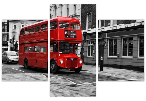 Kép - London busszal (90x60 cm)