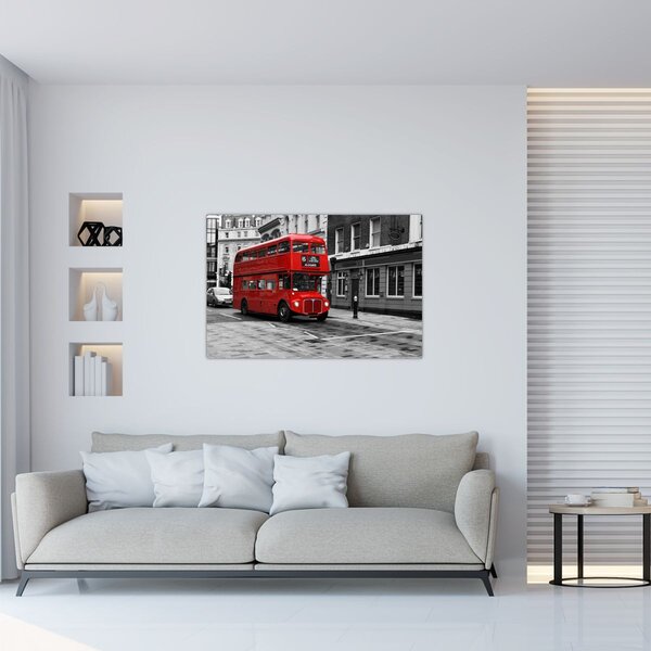 Kép - London busszal (90x60 cm)