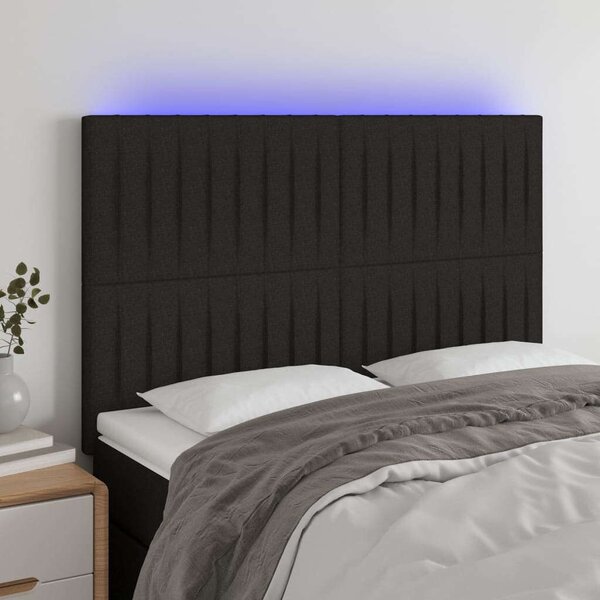 LED Fejtámla - Fekete Szövet - 144x128cm