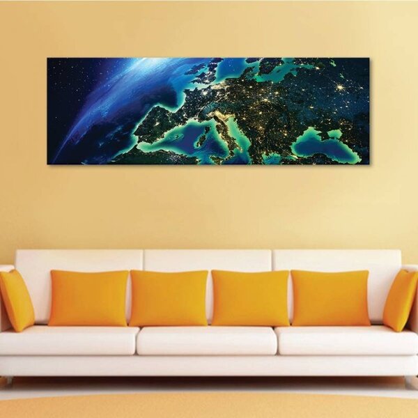 70x40 cm - A városok fényei vászonkép