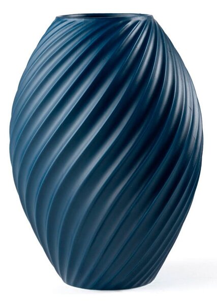 River kék porcelán váza, magasság 26 cm - Morsø