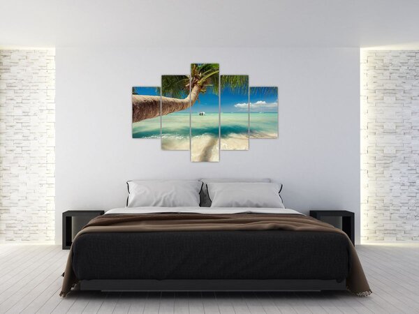 Kép - Tiszta tenger pálmafával (150x105 cm)