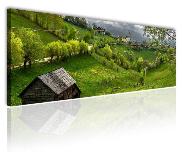 70x40 cm - Transylvania Erdély tájkép vászonkép