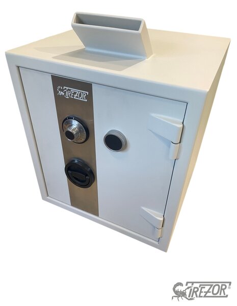 Trezor Bútorszéf Azurit II. Pénzbedobós