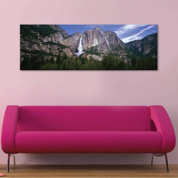 70x40 cm - Zuhanó vízesés vászonkép