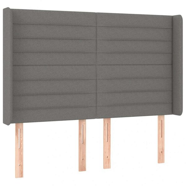 VidaXL LED Ágyfejtámla - Szövet - 147x128cm