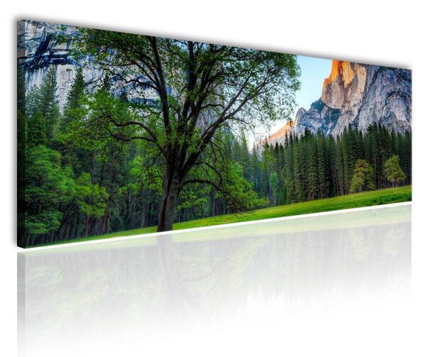 150x70 cm - Sziklák és naplemente vászonkép