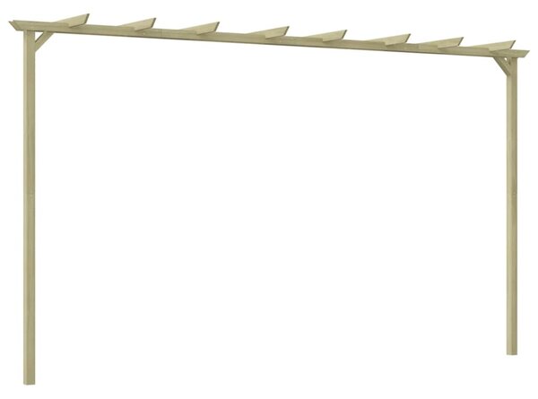 Kerti pergola impregnált fenyőfalécekből 360 x 200 x 60 cm
