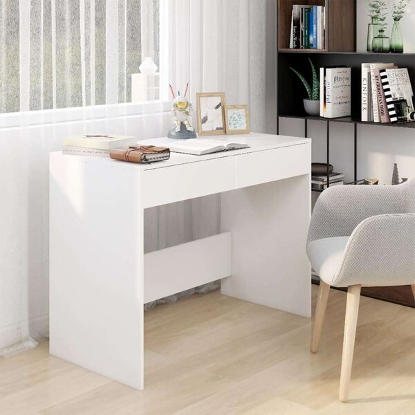 VidaXL Íróasztal - Fehér - 101x50x76,5 cm