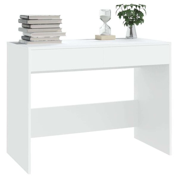 VidaXL Íróasztal - Fehér - 101x50x76,5 cm