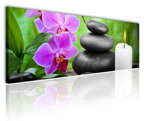 70x40 cm - Orchidea feng shui vászonkép