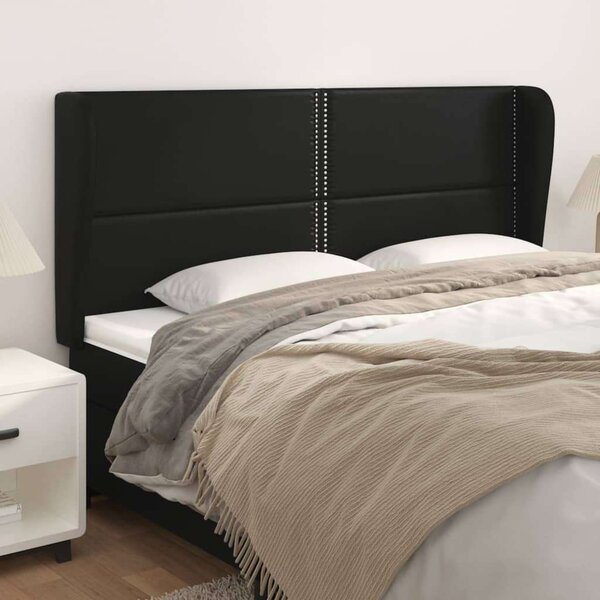 VidaXL Fejtámla - Műbőr - Szárnyakkal - 203x23x118/128cm