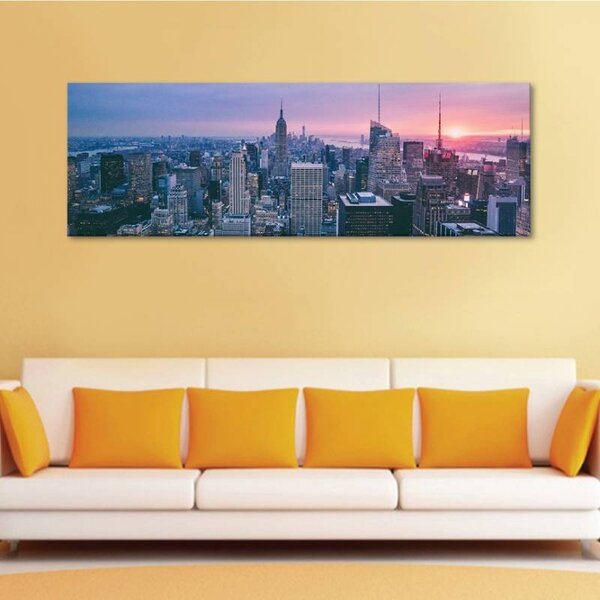 70x40 cm - Felhőkarcolók NY vászonkép