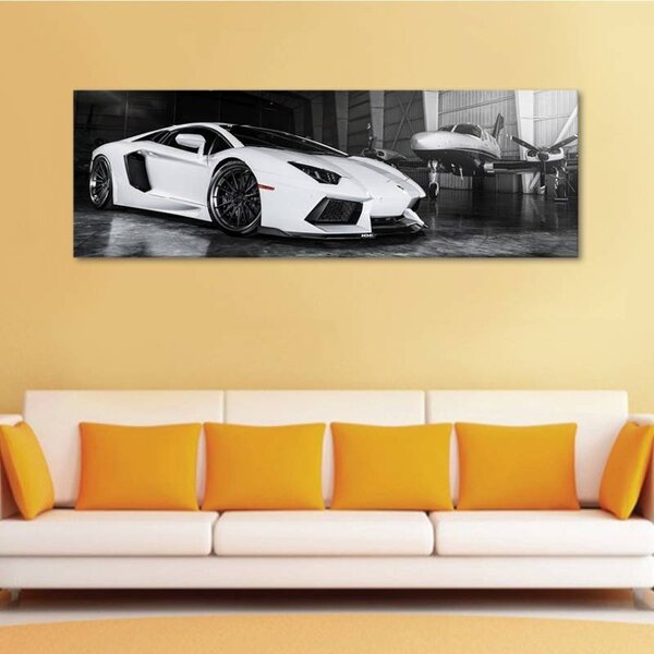 70x40 cm - Sebesség sportautó vászonkép