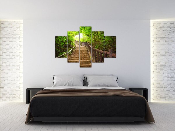 Kép - Lépcsők a természetben (150x105 cm)