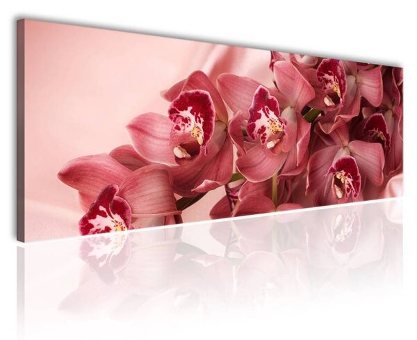 70x40 cm - Orchidea csokor vászonkép