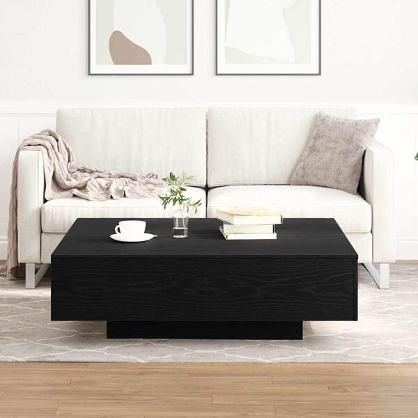 Dohányzóasztal Musta tammi 100 x 100 x 31 cm Faanyag