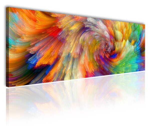 70x40 cm - Színes mix absztrakt vászonkép