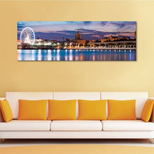 70x40 cm - Toulouse fényei vászonkép