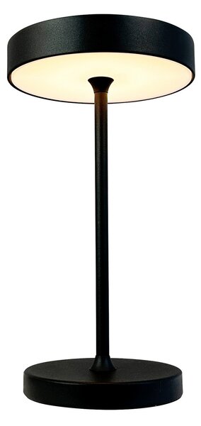 Asztali lámpa Dyberg Larsen, Starlight, dimmable, Fekete, Hálószoba, Fém, Skandináv