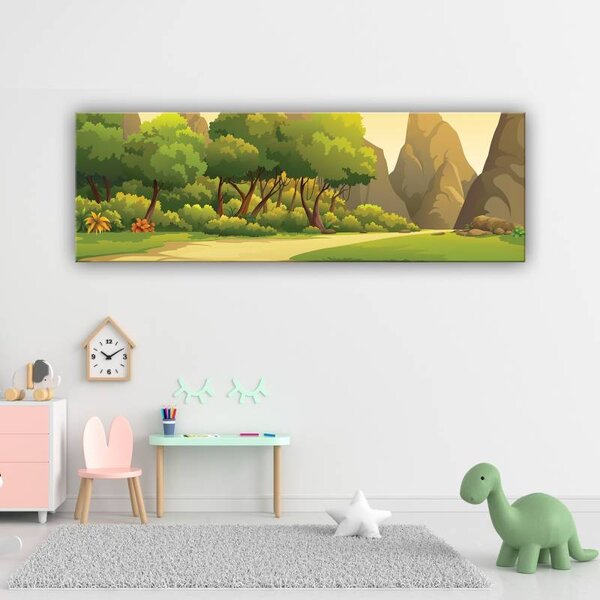 70x40 cm - Mesebeli sziklák vászonkép